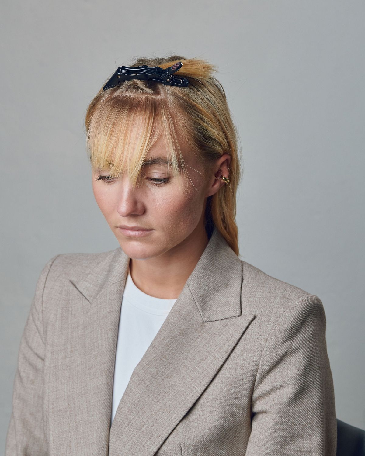 Jen Atkin and a Dyson Engineer